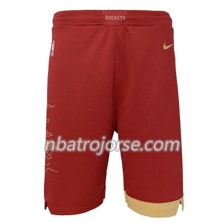 Houston Rockets Män Shorts Röd 2 2018-19 Nike Swingman